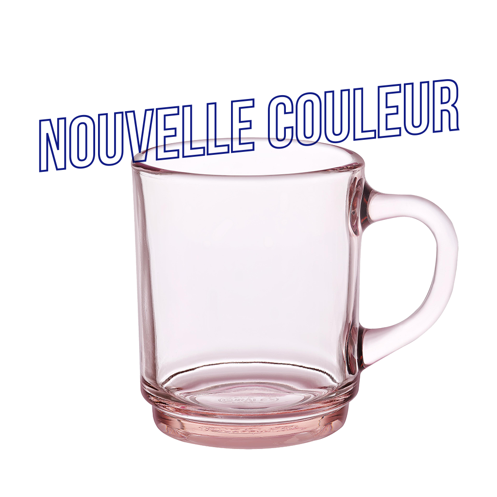 Mug en verre | Couleurs variées | Duralex® Collection Versailles ...