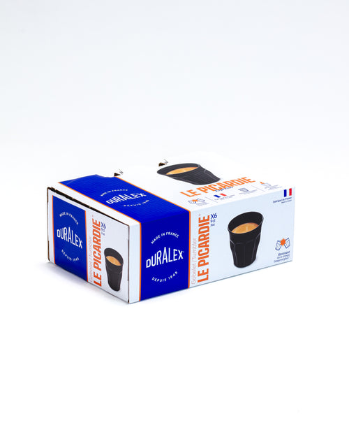 Le Picardie®  Noir - Tasse à café expresso 9cl -  (Lot de 6)