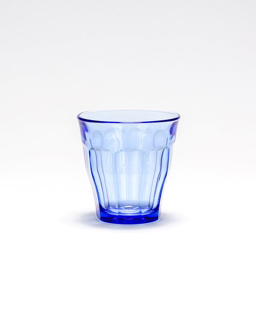 Le Picardie - Verre à eau 25cl x6 - Panaché de 6 couleurs Saphir, Prune, Rose, Vert, Vermeil, Bleu Marine